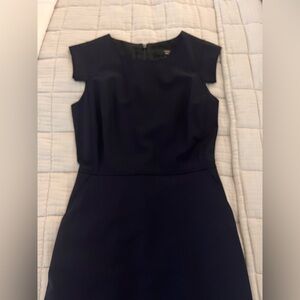 Navy Blue suit dress, great for office or event.